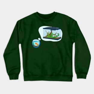 Fish Dreaming Crewneck Sweatshirt